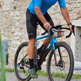 Maglia da ciclismo a strisce ES16. Azzurro chiaro