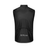ES16 Gilet antivento con schiena aperta - nero