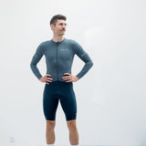 Pantaloni da ciclismo ES16 PRO Supreme. Cai He Blu