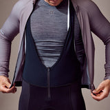 Pantaloni invernali da ciclismo ES16 Supreme unisex - con fondello. Nero