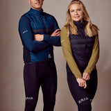 Pantaloni invernali da ciclismo ES16 Supreme unisex - con fondello. Nero