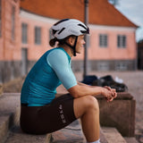 Maglia da ciclismo leggera ES16 Supreme - Turchese donna